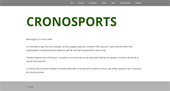 Desktop Screenshot of cronosports.com